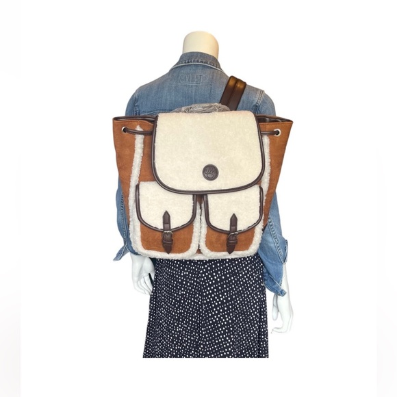 NWT Bearpaw, Full Backpack, Faux Suede & Shearling, In Hickory FINAL PRICE ♥️♥️ - Picture 7 of 8